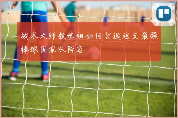 战术大师教练组如何打造这支最强棒球国家队阵容